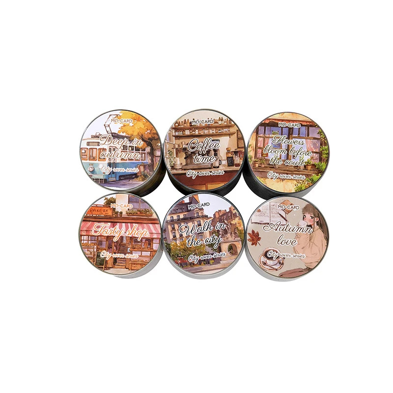 1roll/6x200cm Watercolor Artistic Character Theme Journal Tape Stickers Elegant Watercolor Portraits & Literary Designs thumbnail 5
