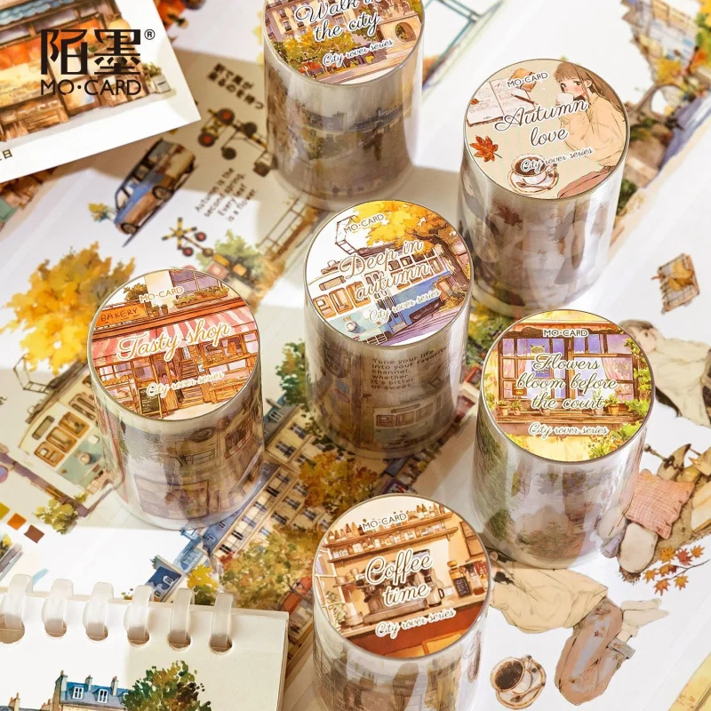 1roll/6x200cm Watercolor Artistic Character Theme Journal Tape Stickers Elegant Watercolor Portraits & Literary Designs thumbnail 4