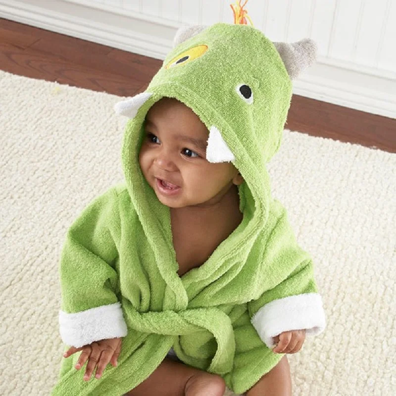 Blue Shark Baby Bath Towels Mouse Newborn Blanket Bedding Swaddle Animal Bebe Bathrobe Hooded Bathing Towel baby stuff thumbnail 5