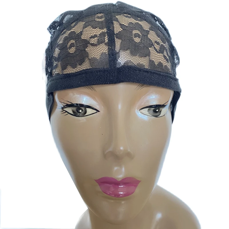 5 Pcs Black Plastic Wig Making Cap for Machine Wigs Hair Net with Adjustable Strap Wig net thumbnail 6