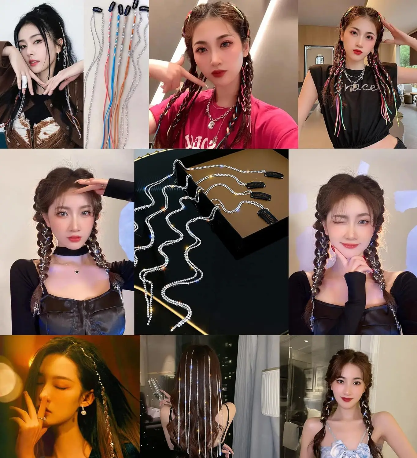 50pcs 2.3cm-3.6cm Black Brown Color Wig Clips Snap Clip For Hair Extension Wig Weft Wig PP Hairpins Large Clips Styling Tools thumbnail 6