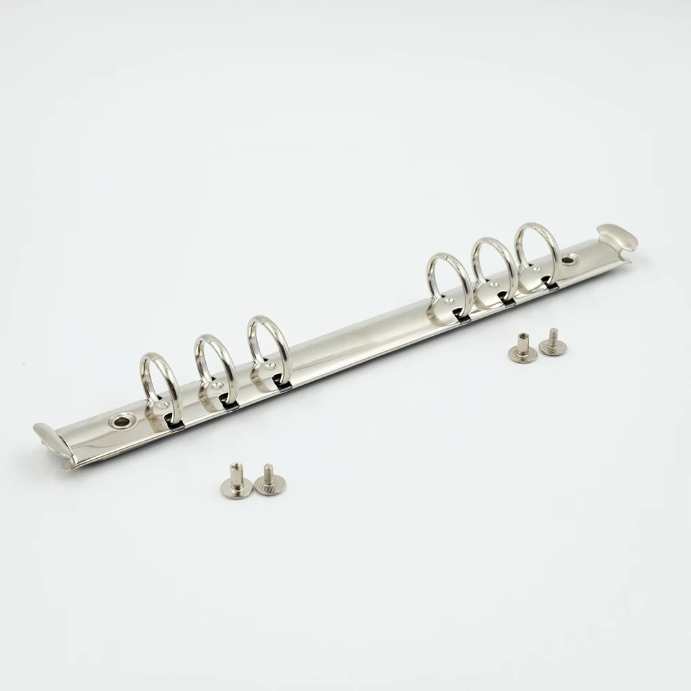 Loose-Leaf Notebook Binder Metal Clip Ring for A4 B5 A5 A6 A7 B7 Sizes 1.5/2/3cm Diameter DIY School Supply Accessories thumbnail 2