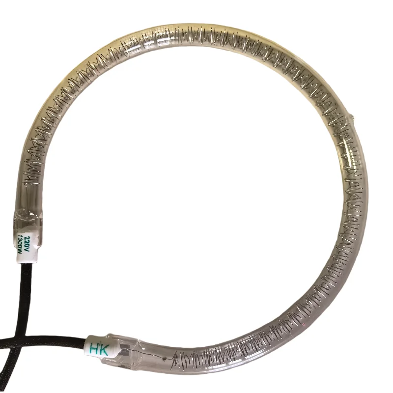 220 Voltage Convection oven parts air fryer parts round glass heating tube 1300W 14cm thumbnail 5