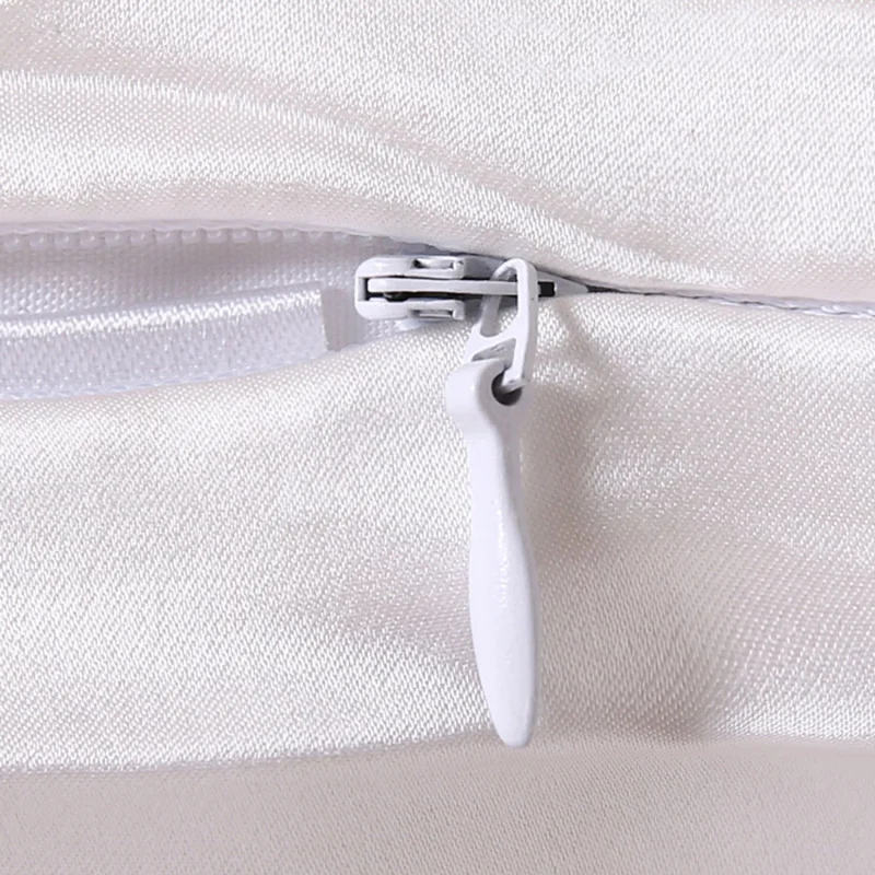 100% Nature Mulberry Silk Pillowcase Zipper Pillowcases Pillow Case For Healthy Standard Queen King Multicolor thumbnail 2