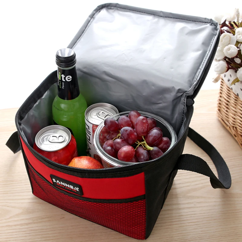 Portable Travel Picnic Necessity Kit Thermal Insulated Tote Lunch bolsa termica Bag  Cooler Box Handbag thumbnail 6