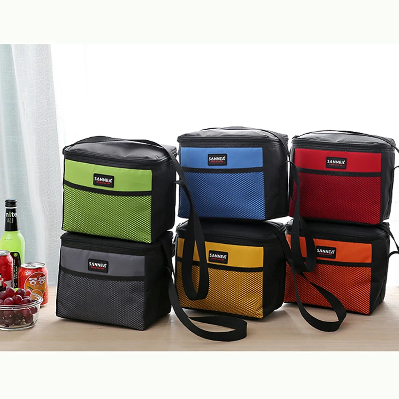 Portable Travel Picnic Necessity Kit Thermal Insulated Tote Lunch bolsa termica Bag  Cooler Box Handbag thumbnail 4