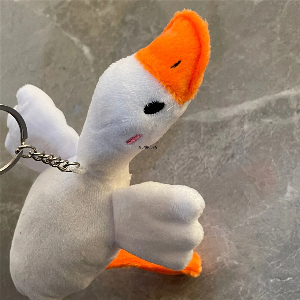 12PCS 12CM Approx. Duck Toy , Key Chain Plush Stuffed Toy Animal thumbnail 5