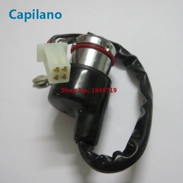 motorcycle scooter GN125 4 wire line ignition switch power door lock set for Suzuki 125cc GN 125 electric spare parts thumbnail 4
