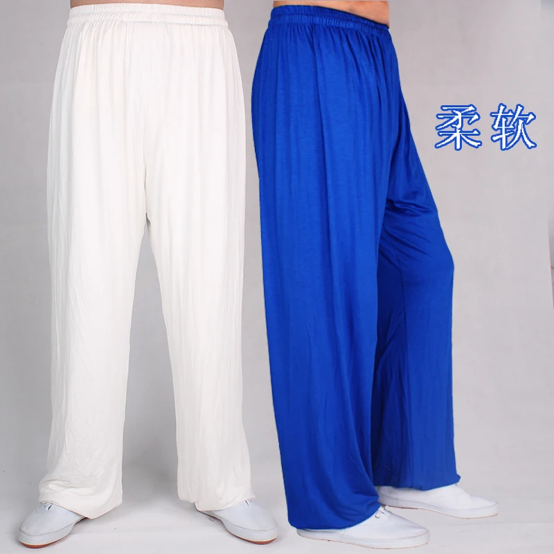 Taiji martial arts pants Men and Women Modal Yoga pants   Fitness pantsKung Fu Cropped Pants Running Pants thumbnail 5