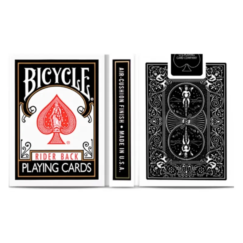 Bicycle Classic Black Deck Rider Back Playing Cards Standard Index Poker Magic Card Games Magic Tricks Props for Magician thumbnail 6