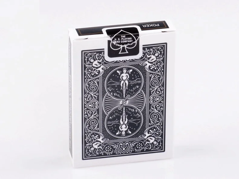 Bicycle Classic Black Deck Rider Back Playing Cards Standard Index Poker Magic Card Games Magic Tricks Props for Magician thumbnail 4