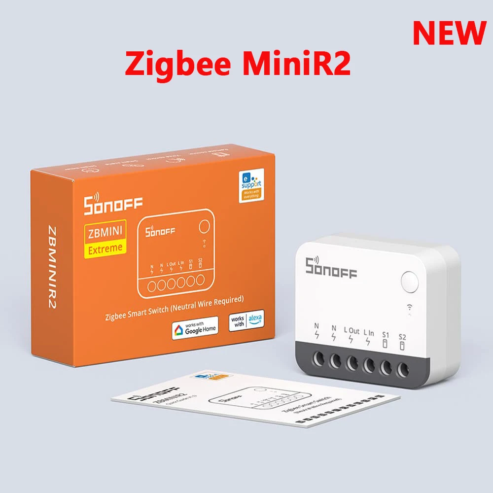 SONOFF Zbminir2 Extreme Zigbee Smart Switch Smart Home DIY Switch Module ZBMini External Switch Control Via eWelink APP Alexa thumbnail 6