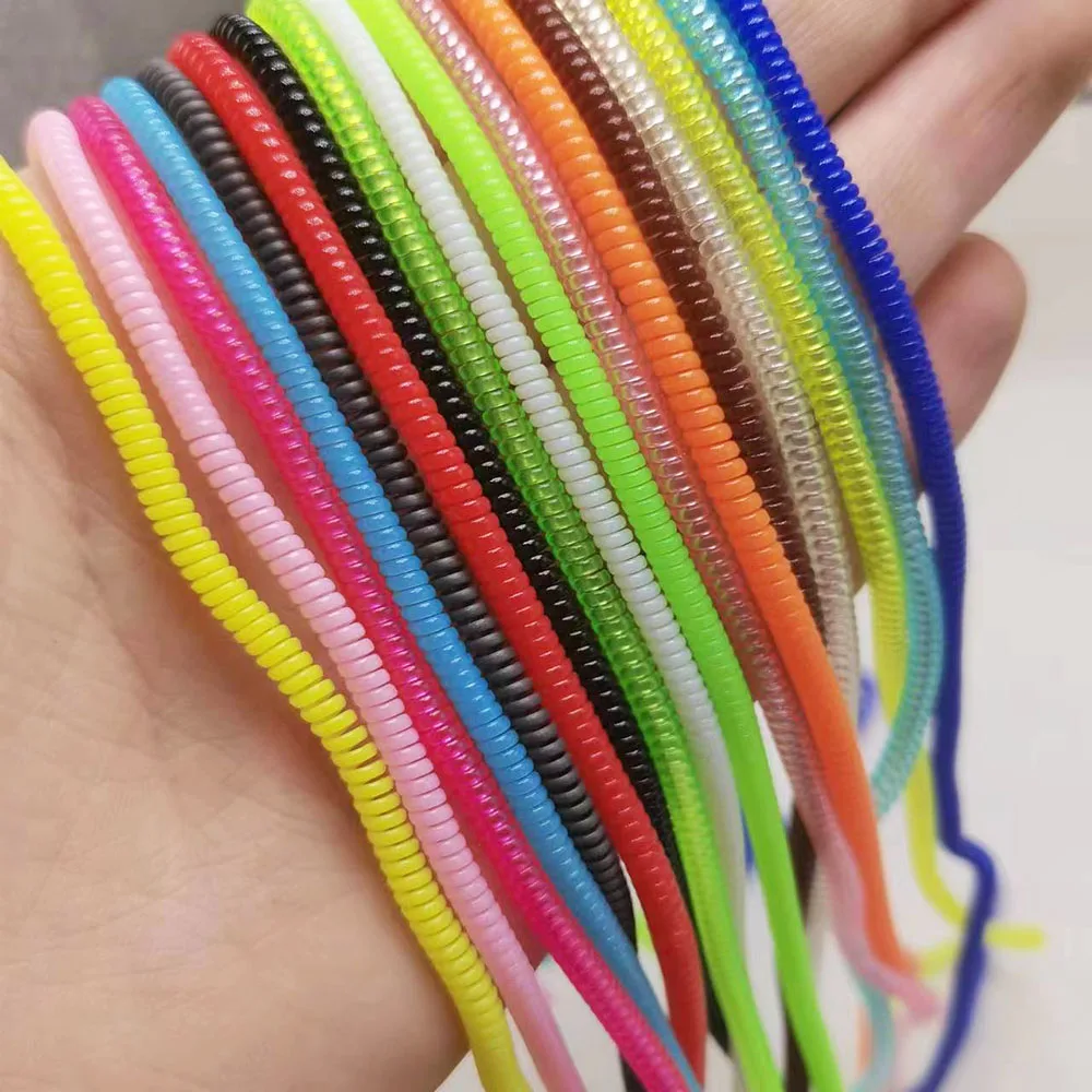 60cm Colors Data Cable Protective Sleeve Spring twine For Iphone Android USB Charging Earphone Case Cover Bobbin Winder thumbnail 4