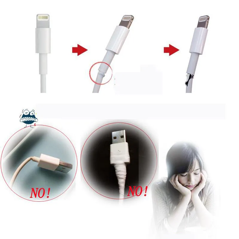 60cm Colors Data Cable Protective Sleeve Spring twine For Iphone Android USB Charging Earphone Case Cover Bobbin Winder thumbnail 3