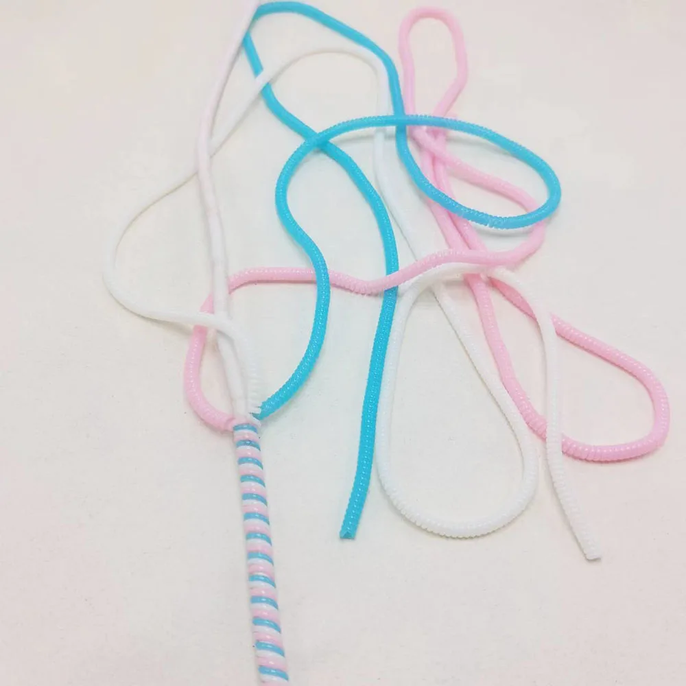 60cm Colors Data Cable Protective Sleeve Spring twine For Iphone Android USB Charging Earphone Case Cover Bobbin Winder thumbnail 2