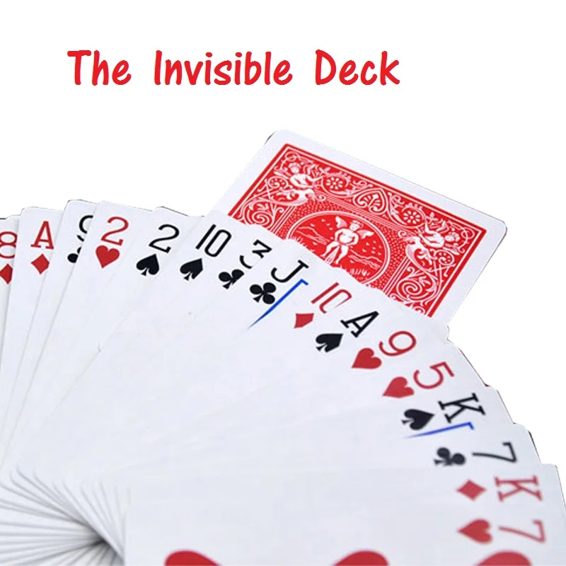 The Invisible Deck Amazing Magic Cards Close Up Street Magic Tricks Stage Magic Props Mentalism Comedy Kid Puzzle Toys thumbnail 2
