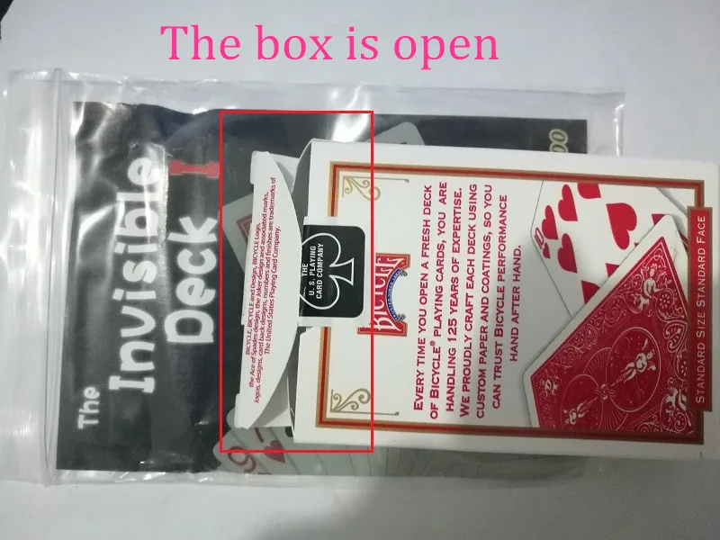 The Invisible Deck Amazing Magic Cards Close Up Street Magic Tricks Stage Magic Props Mentalism Comedy Kid Puzzle Toys thumbnail 6