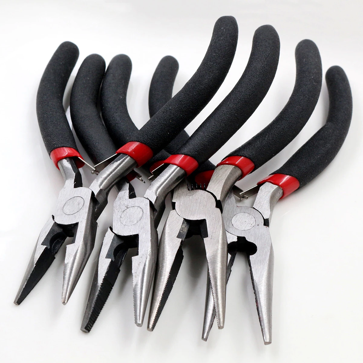 1 Piece Stainless Steel Needle Nose Pliers Jewelry Making Hand Tool Black 12.5cm thumbnail 4