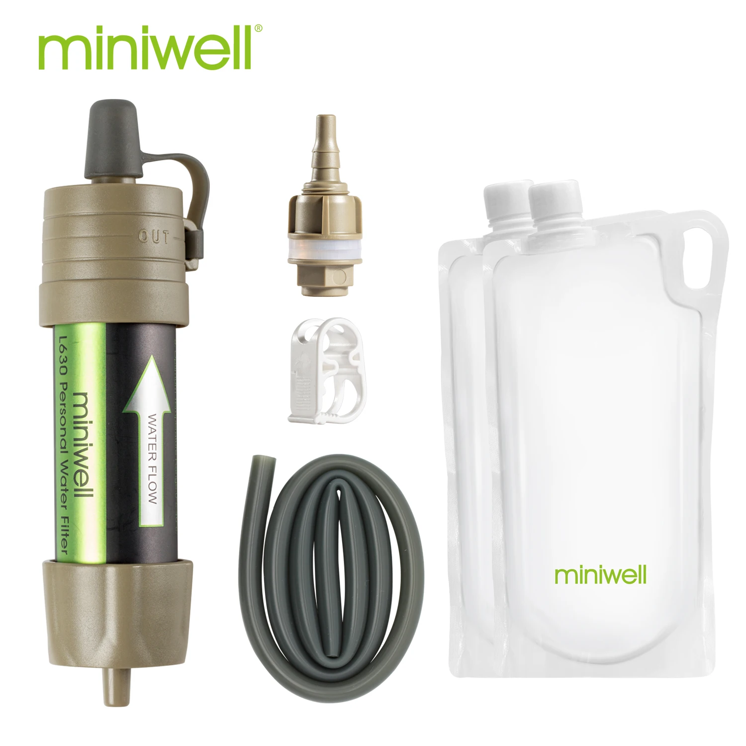 Miniwell L630 Personal Camping Purification Water Filter Straw for Survival or Emergency Supplies thumbnail 4