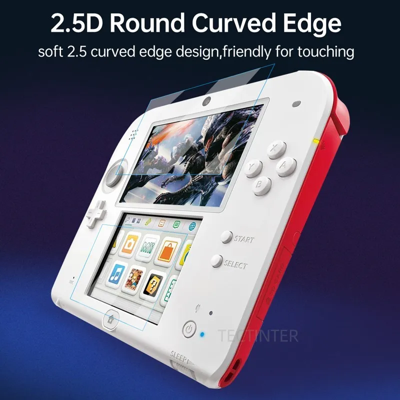 2Sets LCD Screen Protector Guard Film Compatible with Nintendo 2DS Clear Touch Protective Seal Film For Nintendo 2DS Accessories thumbnail 4