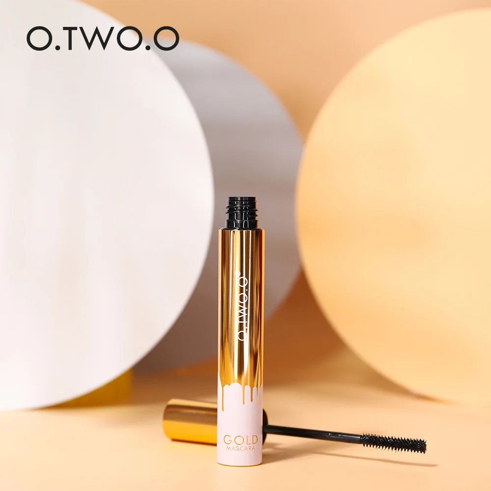 O.TWO.O 3D Mascara Lengthening Black Lash Eyelash Extension Eye Lashes Brush Beauty Makeup Long-wearing Gold Color Mascara thumbnail 5