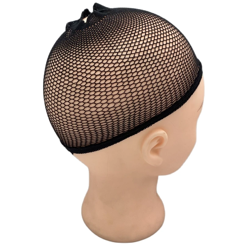 20 packs NEW Fashion  Weaving Cap Stretchable Elastic Hair Net Top Open Snood Wig Cap Hairnet Hair Mesh thumbnail 5