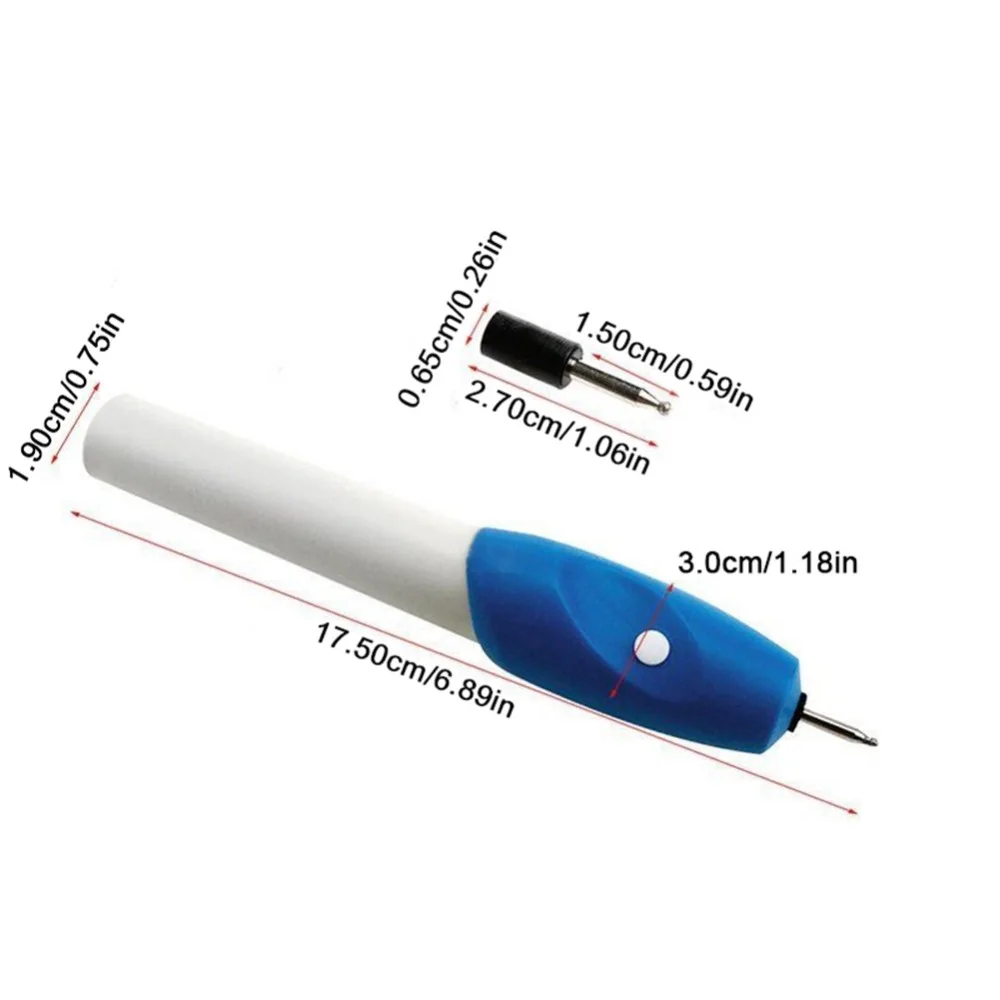Electric Engraving Engraver Pen Carve DIY Tool For Jewelry Metal Glass Plastic Wood thumbnail 6