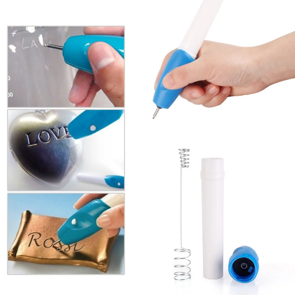 Electric Engraving Engraver Pen Carve DIY Tool For Jewelry Metal Glass Plastic Wood thumbnail 3