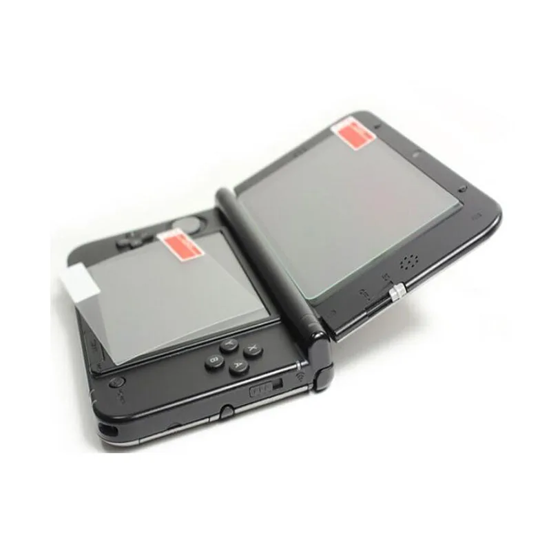 Top Tempered Glass LCD Screen Protector+Bottom PET Clear Full Cover Protective Film Guard for Nintendo New 3DS XL/LL 3DSXL/3DSLL thumbnail 3