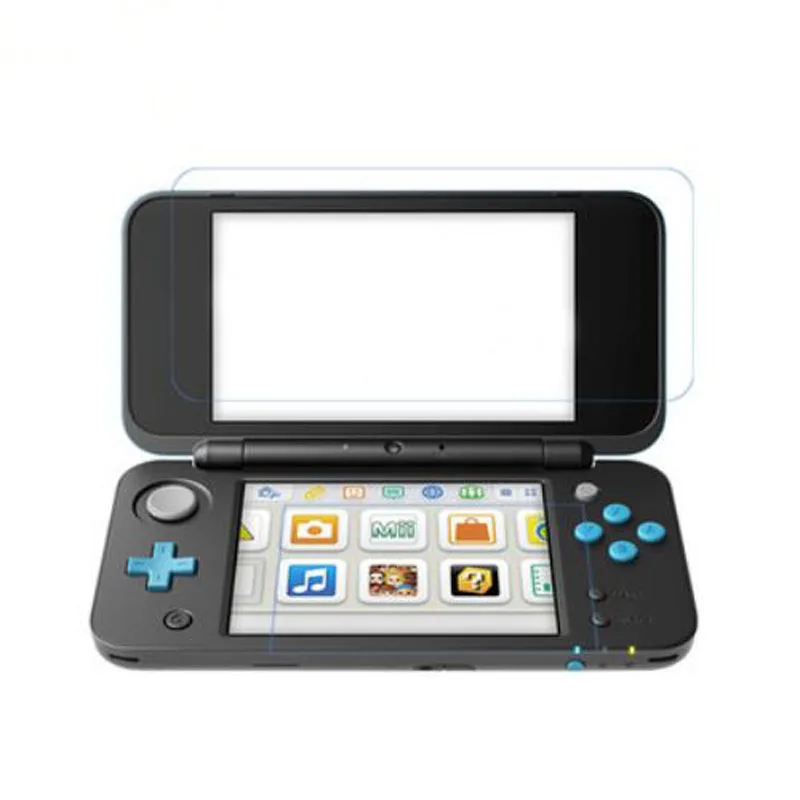 Top Tempered Glass LCD Screen Protector+Bottom Clear Full Cover Protective Film Guard for Nintendo New 2DS XL/LL 2DSXL/2DSLL thumbnail 4