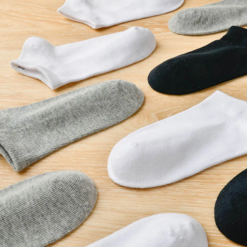 Boneless Boat Socks  spring and autumn plain stitch sports Cotton Kids Girls Boys Children Socks For 1-16 Year thumbnail 3