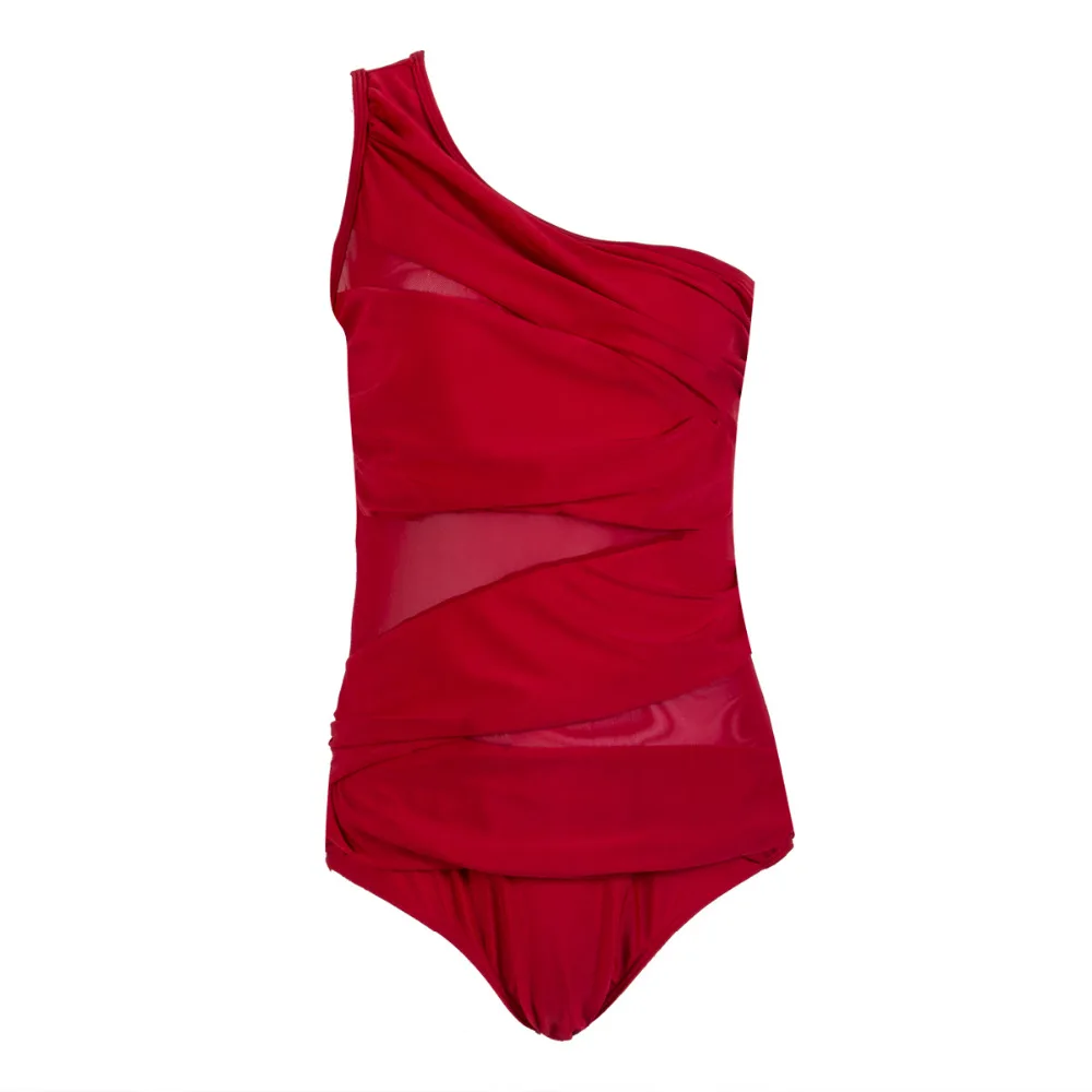 Sexy Women's Swimsuit Large Size One Piece Mesh Monokini Bikini Push-up Swimsuit Bathing Suit Swimwear Swimming Beach Bikini thumbnail 3