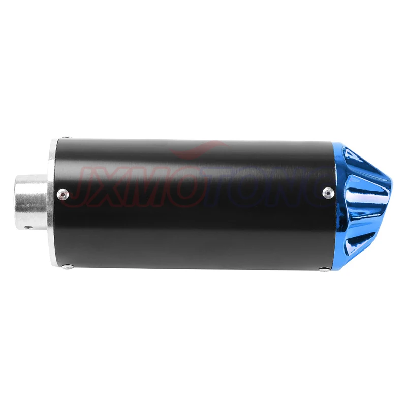 Aluminum 28MM Motorcycle Exhaust Muffler Pipe Adjustable 2 Stroke For Street Scooter Motocross ATV thumbnail 5