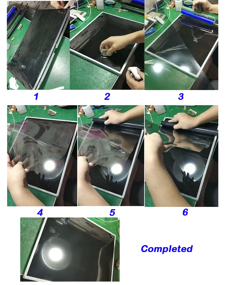 New 32inch 32 inch 0 90 degree Glossy 709MM*405MM LCD Polarizer Polarizing Film for LCD LED IPS Screen for TV thumbnail 3
