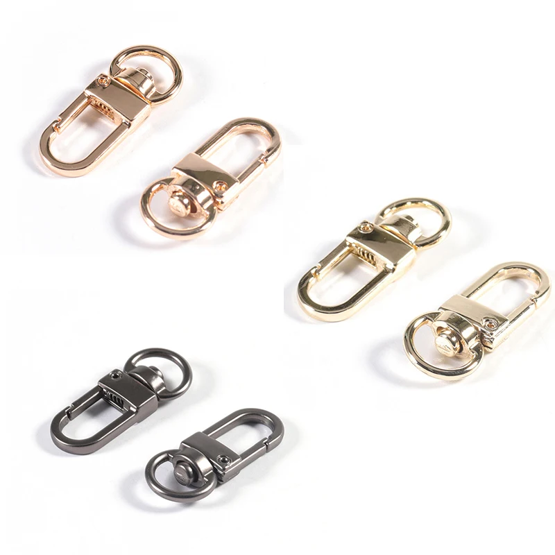 Louleur Key Chain Key Ring Keychain Bronze Rhodium Gold Color 28mm Long Round Split Keyrings DIY Jewelry Making Wholesale thumbnail 6