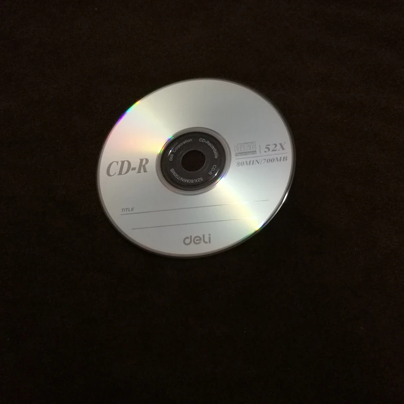 1PCS Deli 3725 CD-R Blank Discs Recordable Compact Disc 700MB/80min/52x CD-R BLANK Discs Single Piece thumbnail 5