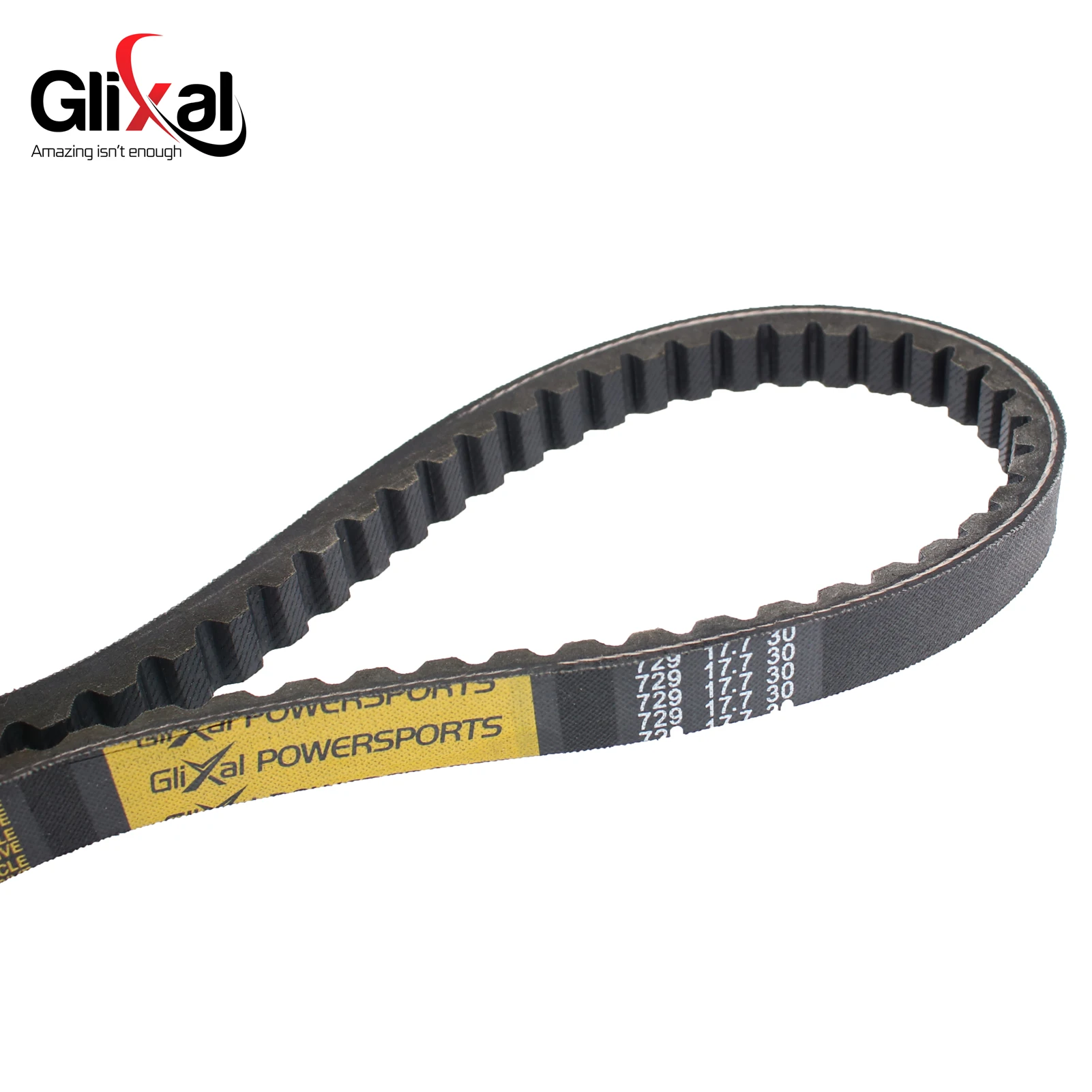 Glixal GY6 49cc 50cc 729-17.7-30 CVT Drive Belt for Chinese Scooter Moped ATV Go-kart 139QMB 139QMA Engine 729 17.7 30 thumbnail 2