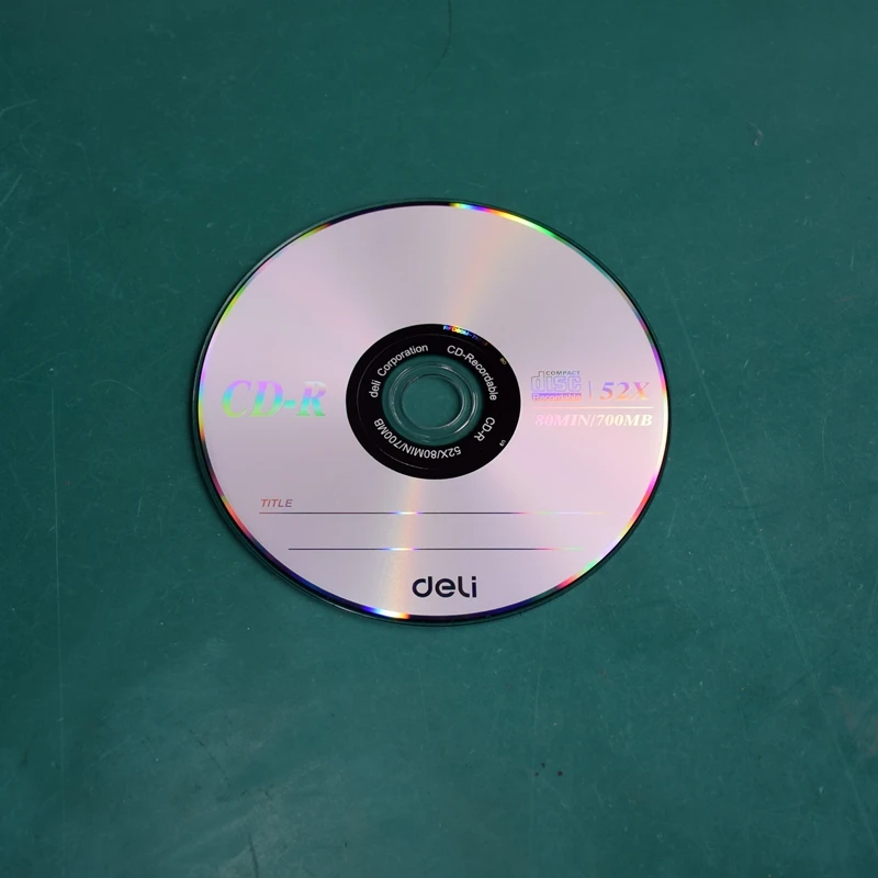 4PCS/LOT Deli 3725 CD-R Blank Discs Recordable Compact Disc 700MB/80min/52x CD-R BLANK Discs thumbnail 3