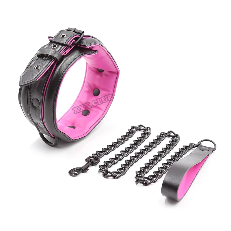 Thierry New Arrive High Quality Luxury Collar Wrist Ankle Cuffs for Slave Role-Play Adult Games,Handcuffs Bondage Restraints Set thumbnail 5