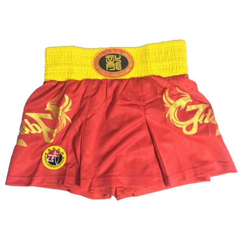 Phoneix Kids Girls/Women Sanda Wushu MMA Boxing Short Skirts+T Shirts Martial Arts Muay Thai Uniforms Fight Clothes Outfits DEO thumbnail 4