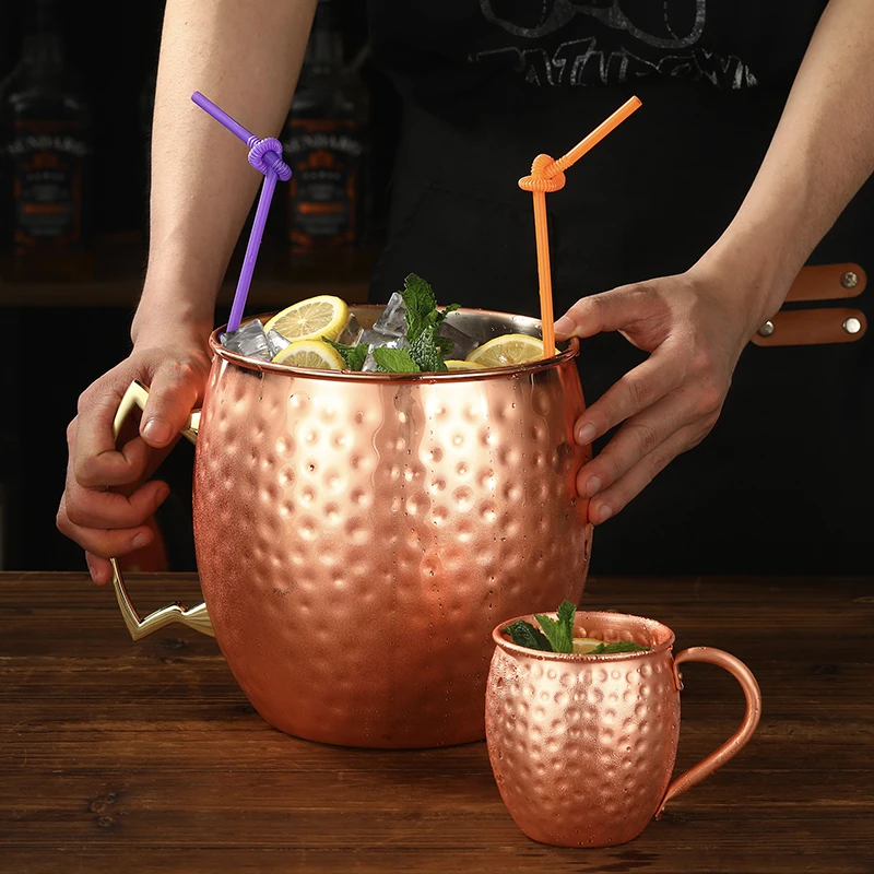 Giant Hammered Moscow Mule Mug, Mega Mug, Ice Bucket Mug, 5L thumbnail 2