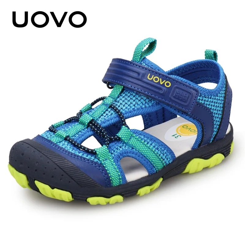 Kids Fashion Shoes 2026 Sock Style Color Matching Design Soft Durable Rubber Sole Comfortable Boys Sandals With #22-35 thumbnail 5