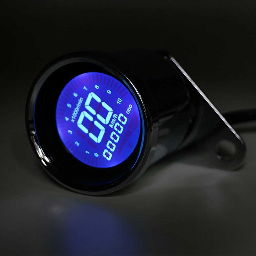 Digital Motorcycle LCD Speedometer Odometer Fuel meter Multifunction Gauge Motor Accessories for Suzuki for Kawasaki thumbnail 5
