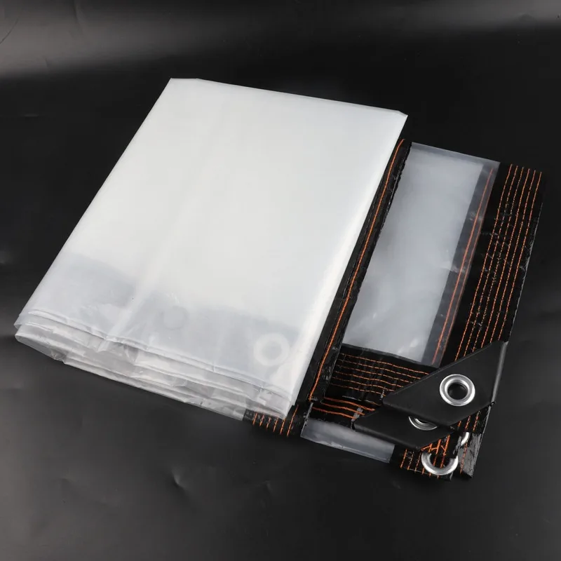 Thicken 0.12mm Transparent PE Film Tarpaulin Garden Succulents Plants Keep Warm Cover Patio Pergola Furniture Rainproof Cloth thumbnail 4