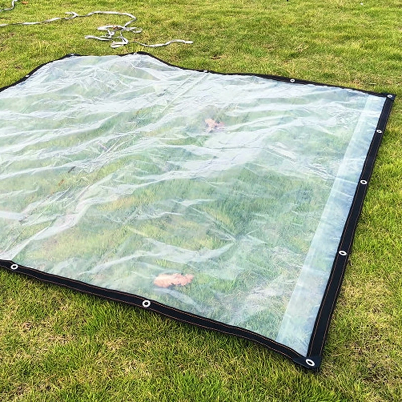 Thicken 0.12mm Transparent PE Film Tarpaulin Garden Succulents Plants Keep Warm Cover Patio Pergola Furniture Rainproof Cloth thumbnail 2