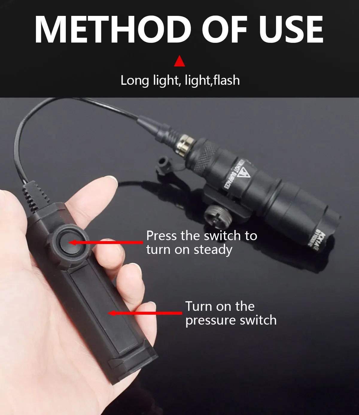 Tactical Surefire M300 M300A MINI Scout Light Rifle Hunting LED Flashlight Airsoft Weapons Gun Light Lanterna Torch AR15 HK416 thumbnail 5