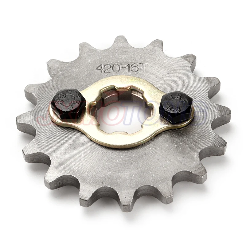 420 10-19 10T 11T 19Tooth 17mm  Engine Front Sprockets for 50cc 70cc 90cc 110cc Scooter Motorcycle Bike ATV Quad Go Kart Moped thumbnail 4