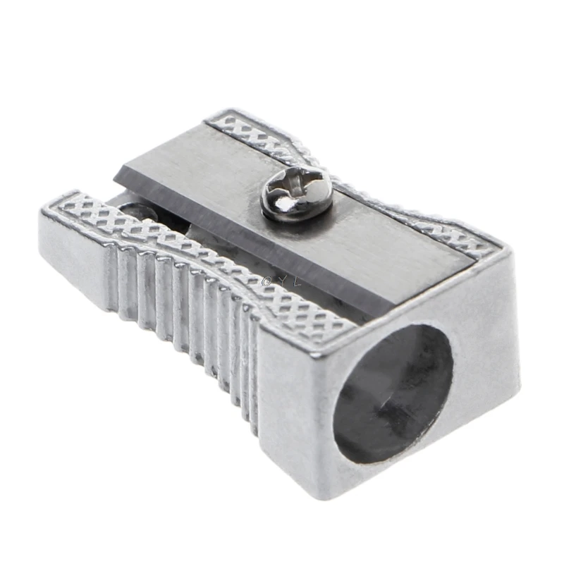 Metal Bevelled Single Hole Pencil Sharpener School Office Sharpener Stationery thumbnail 5