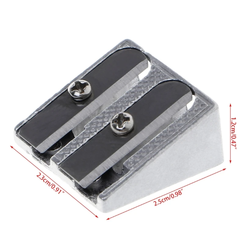 Metal Bevelled Single Hole Pencil Sharpener School Office Sharpener Stationery thumbnail 4