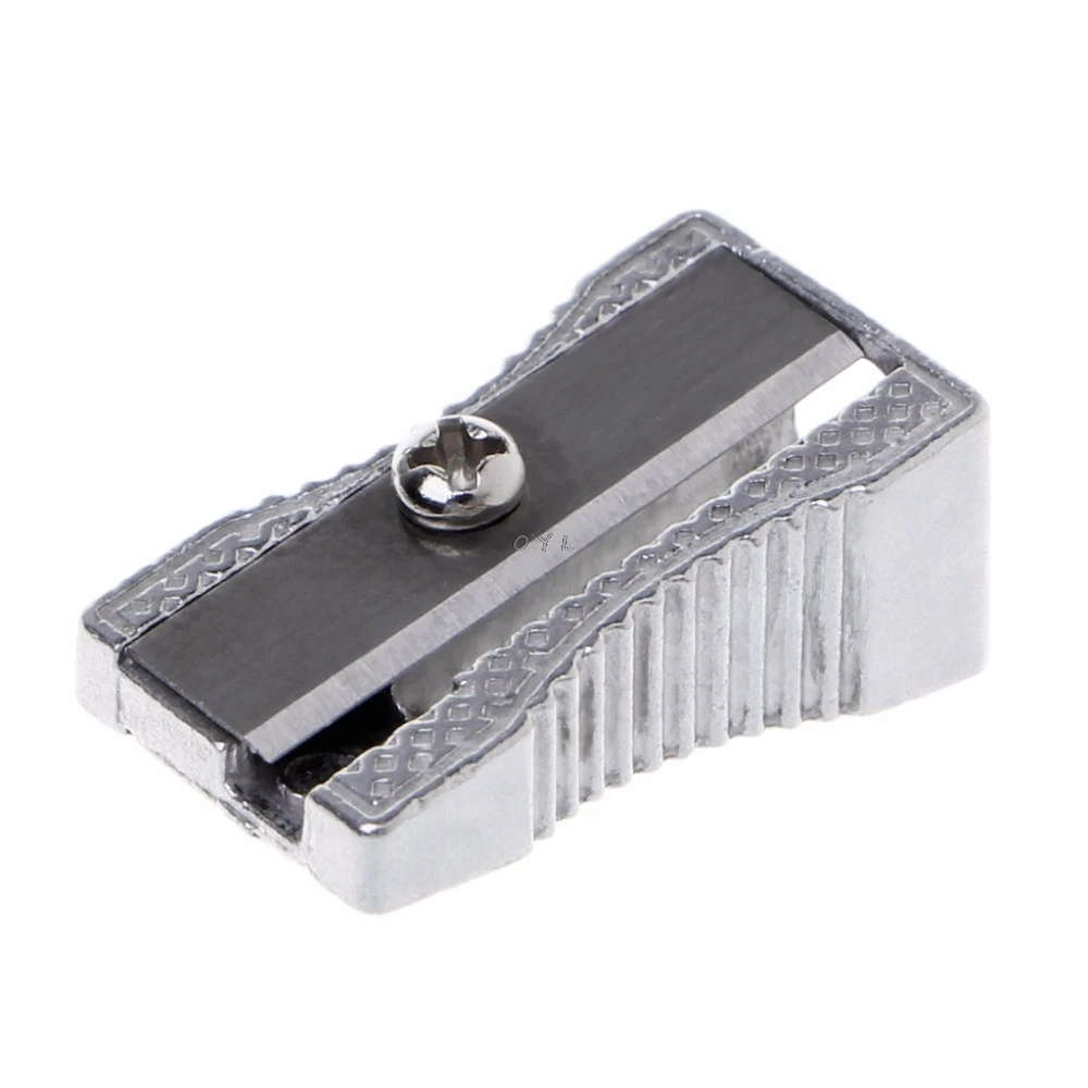 Metal Bevelled Single Hole Pencil Sharpener School Office Sharpener Stationery thumbnail 3